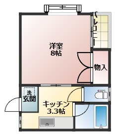 【間取り】 | メリーハウス天神尾