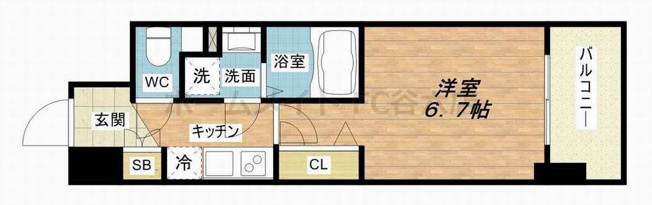 【間取り】 | セレニテ心斎橋グランデ