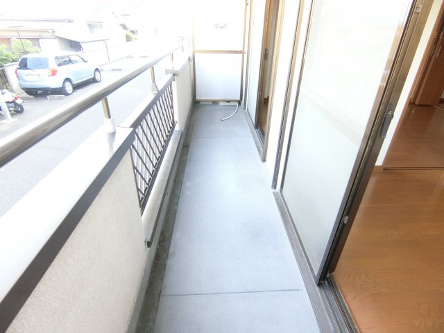 リバーサイドマンションのバルコニー