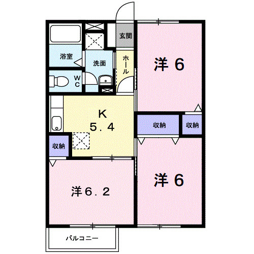 グリーンハイツ下賀茂の間取り