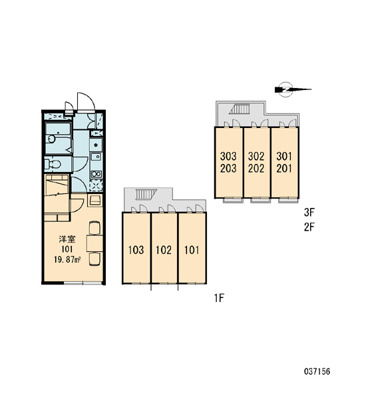 【区画図】 | セイント東砂