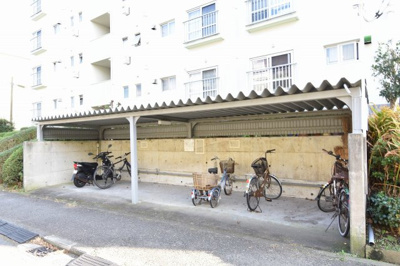 【展望】 | 上中里団地24号棟 | 駐輪場・バイク置場