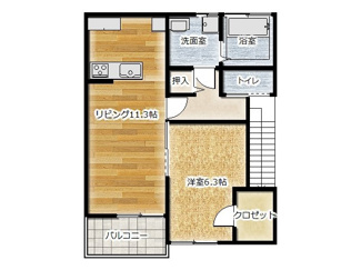 【間取り】 | コンフォーティアⅡ