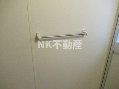 【浴室】 | ボラードマンション（高井田賃貸） | タオル掛けです