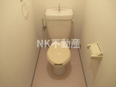 【トイレ】 | ボラードマンション（高井田賃貸） | 落ち着いた色調のトイレです