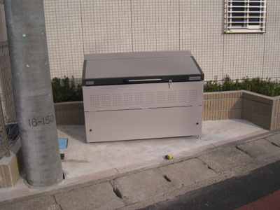 【その他共用部分】 | クレセントⅠ | 敷地内ごみ置き場でごみ出しもらくらく～♪忙しい社会人さんや学生さんにもうってつけ！