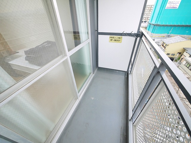 ミユキシティーマンションのバルコニー|広々としたバルコニーです