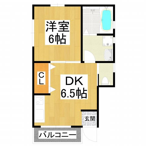 【間取り】 | プリッ2初芝Ⅱ