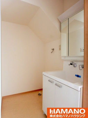 【洗面所】 | プレリュードＢ | 脱衣スペースもあります