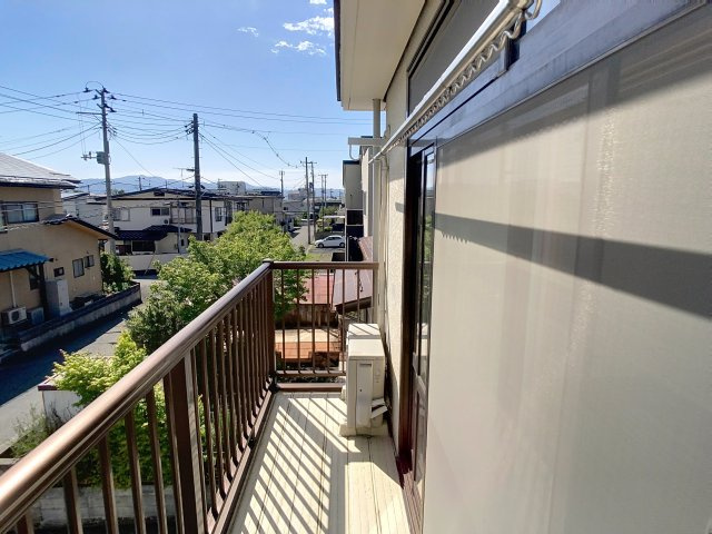 グローバルハイムのバルコニー