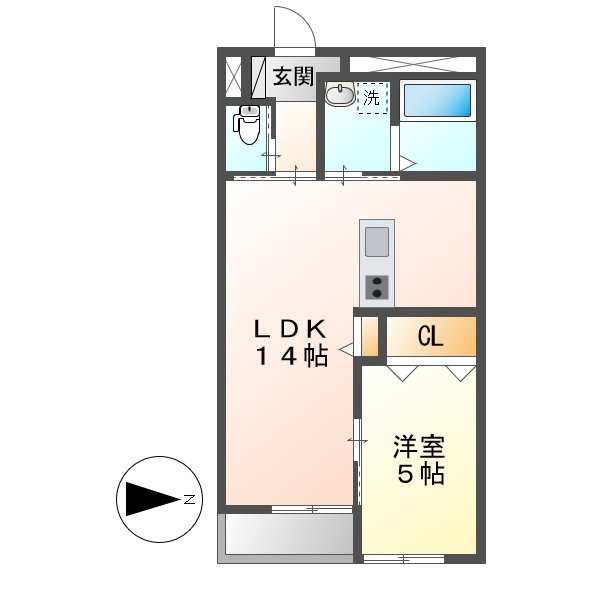 総社市井手のアパート