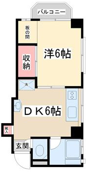 【間取り】 | 南西角部屋で明るく開放感のあるお部屋です。