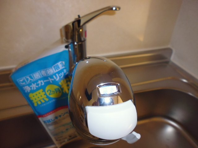 ノーブルプリムラのキッチン|浄水器対応水栓