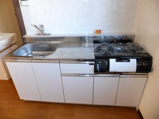 【キッチン】 | メゾンシライト | ガスコンロ新品設置されてます☆