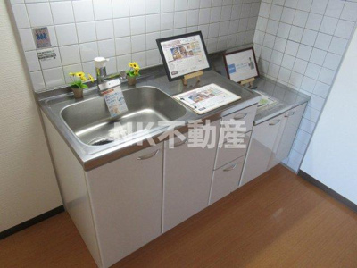 【キッチン】 | キューヴ（吉田賃貸） | お料理しやすいキッチンです