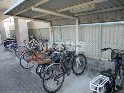 【その他】 | キューヴ（吉田賃貸） | 駐輪場です