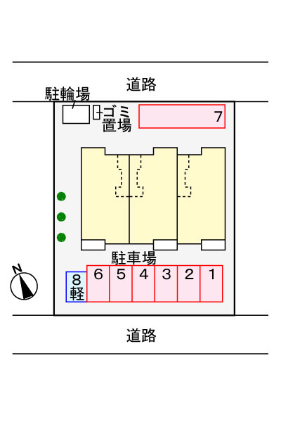 ＡＫレジデンスの区画図