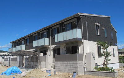 【外観】 | エスタシオン三次 | 完成当時の写真です。