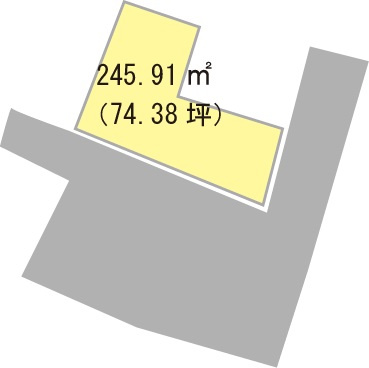 海南市鳥居・土地・120438の区画図