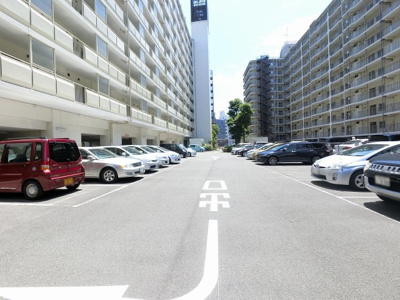 【駐車場】 | パークハイツ横浜 | 平置き駐車場