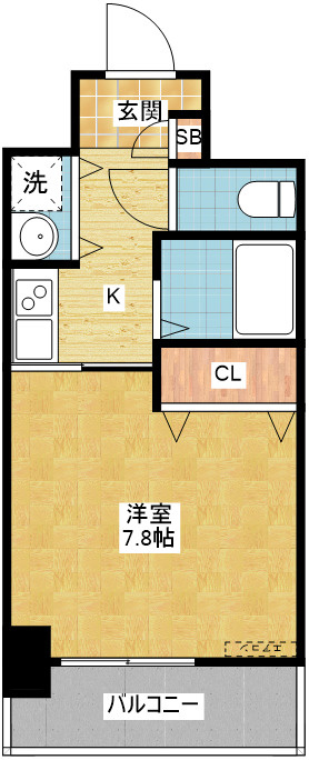 AXIS桜通内山 | 名古屋市の賃貸ならMy賃貸の間取り|AXIS桜通内山
