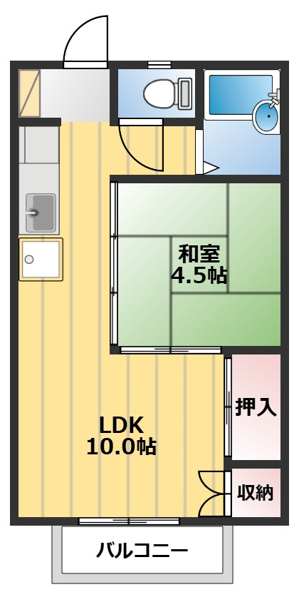 YSハイツ２の間取り