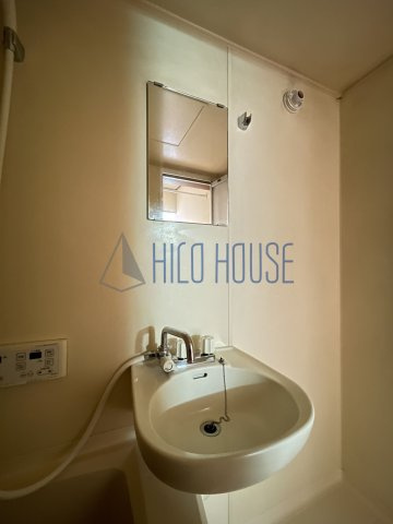 YSハイツ２の洗面所|スペースが確保できる洗面所です