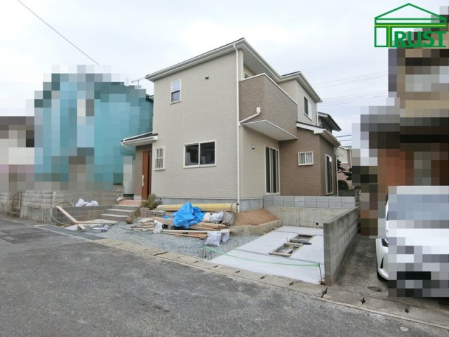 神戸市第2西区長畑町　新築戸建の前面道路含む現地写真
