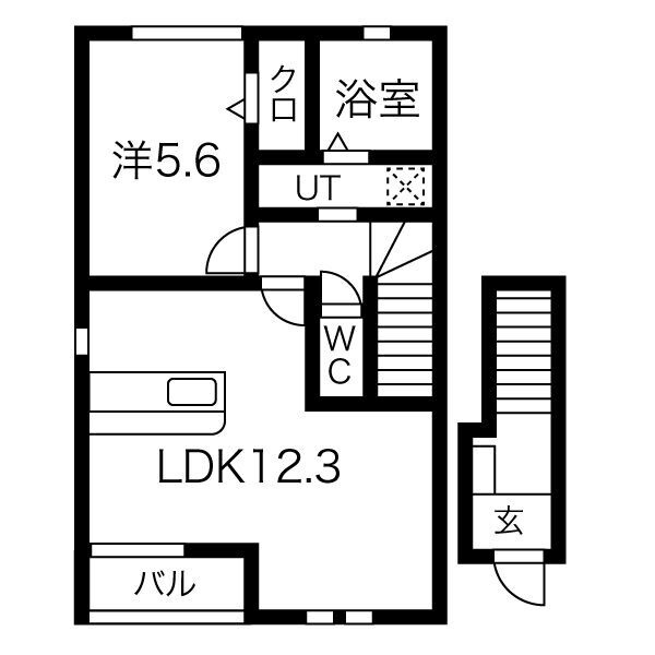 デイジーA棟の間取り|
