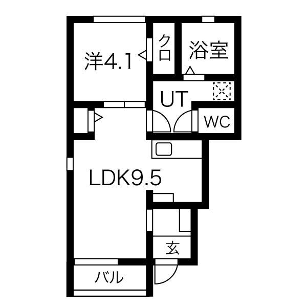 デイジーB棟 の間取り|
