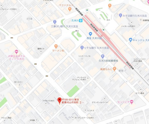 砂川ビルの地図