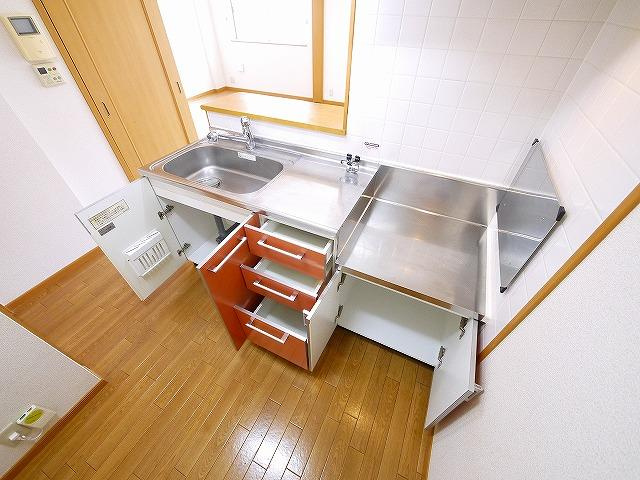 リバーサイド神田のキッチン|お料理しやすいキッチンです