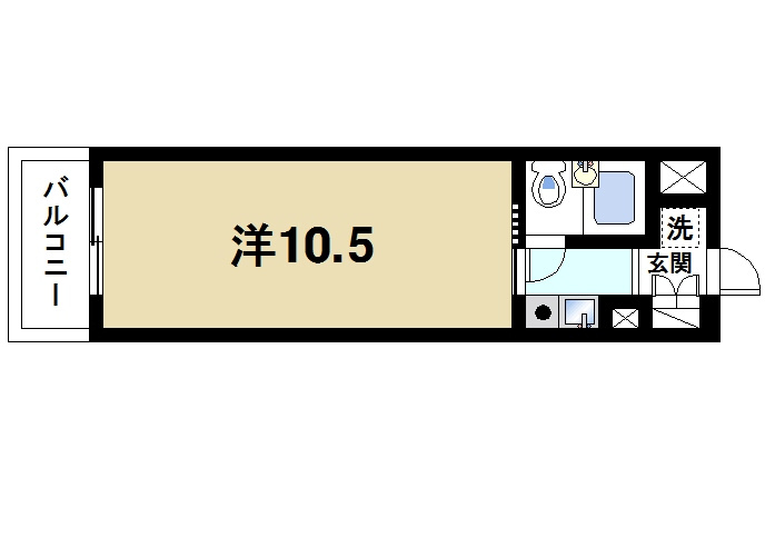 グリーンガーデンハイツの間取り|ゆったりとした居室が快適です
