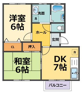 【間取り】 | ドルフ甲子園(甲子園駅・春風小学校・上甲子園中学校区)