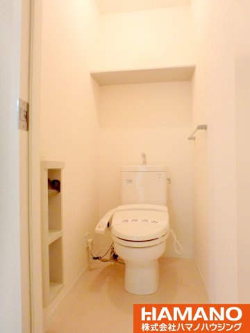 メゾンスタッグのトイレ|落ち着いたトイレです