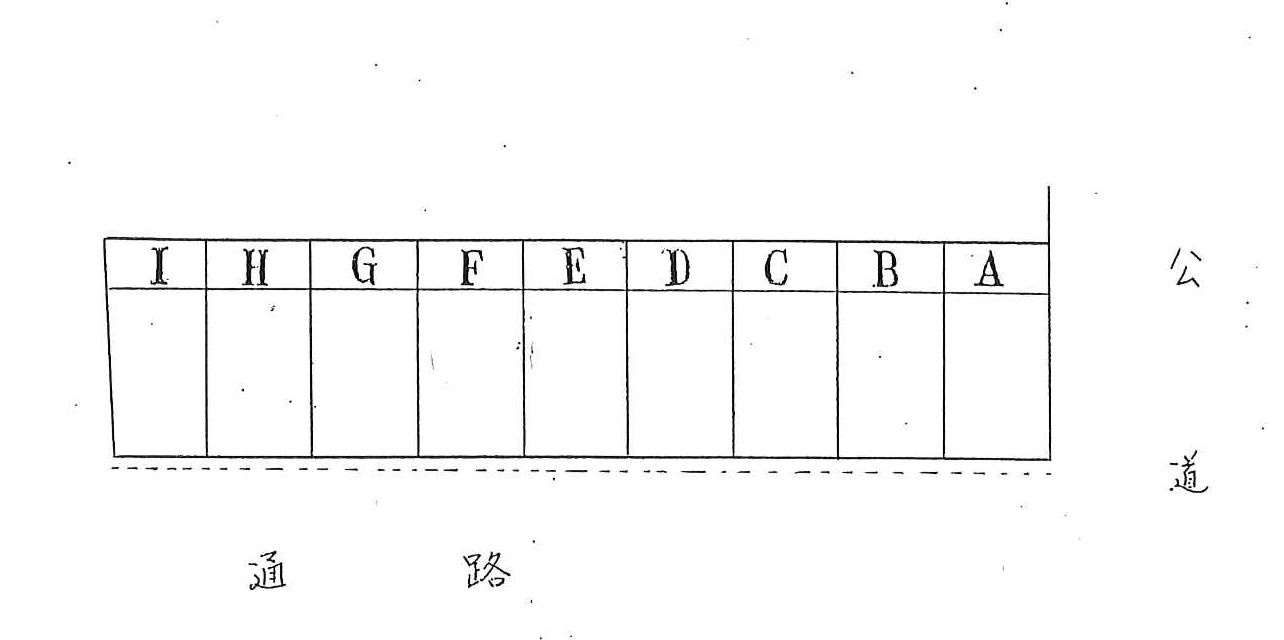 下坂部2丁目119-2シャッター付ガレージ【管理番号44】の区画図