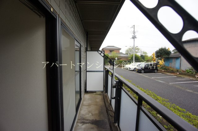 ビラージュ取手のバルコニー