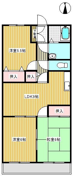 ビラージュ取手の間取り|使いやすい間取！