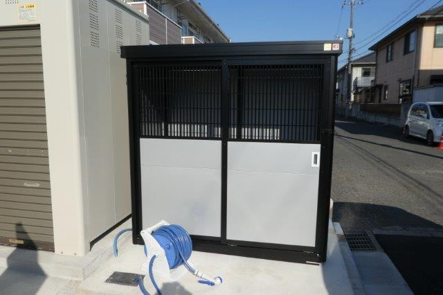 倉敷市中庄のアパートのその他共用部分|敷地内ごみステーション