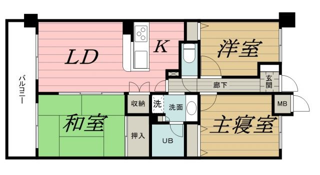 グランダジュール千葉みなとの間取り