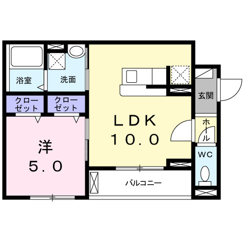 【間取り】 | ラ ビュット 上山手
