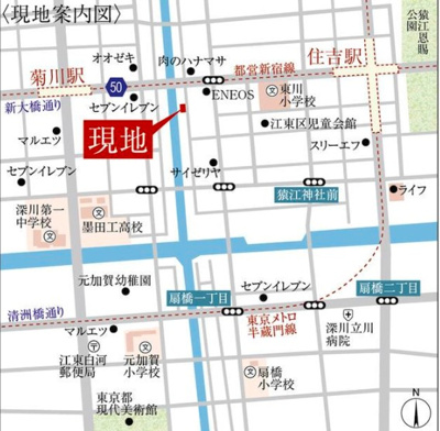 【地図】 | エスペランサK住吉 | エスペランサK住吉
