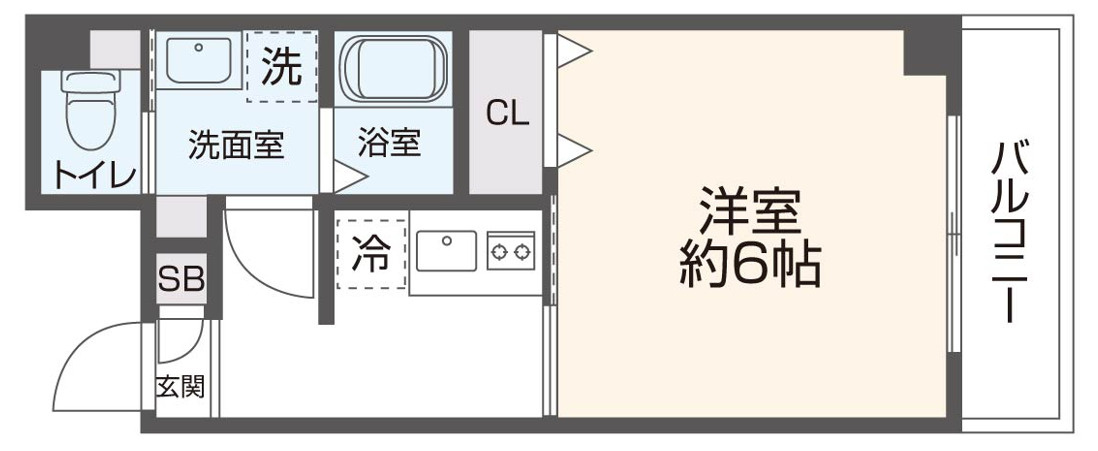 宝持レカンⅠの間取り