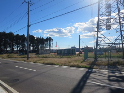【前面道路含む現地写真】 | 大田原市加治屋1380万円　土地
