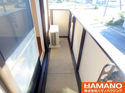 【バルコニー】 | ガーデンハイツ | 落ち着いた時間を過ごせるバルコニーです