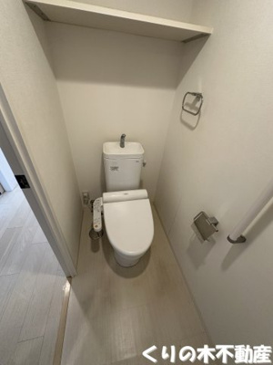 【トイレ】 | アルファライフ今治銀座 | 落ち着いた色調のトイレです