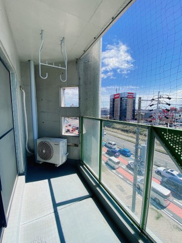 リバーサイドJ1のバルコニー