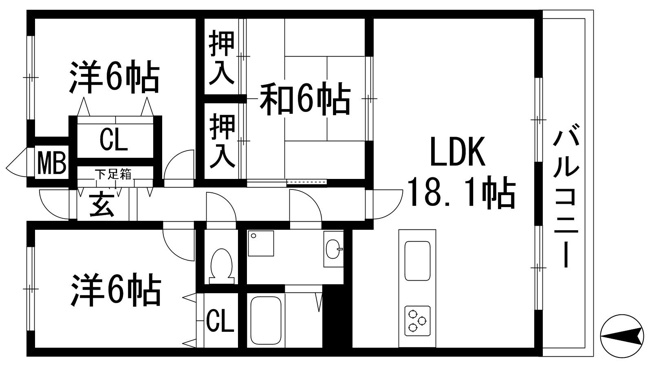【間取り】 | 宝塚彩悠館