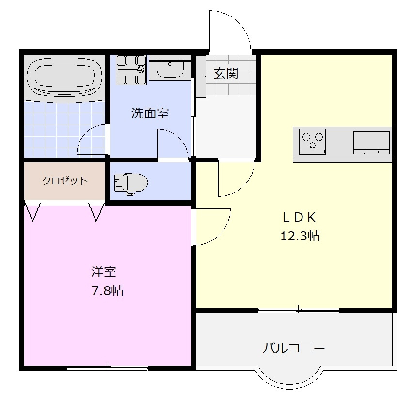 Villa.sskの間取り