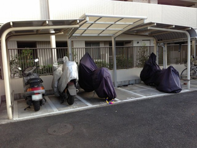 【その他共用部分】 | コスモ・ザ・ガーデン二子多摩川 | バイク置場